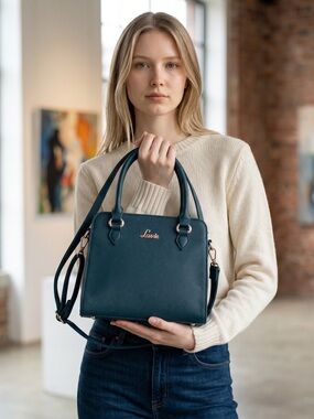 Lavie Crossbody Purse Shoulder Handbag Adjustable Strap Teal/Blue